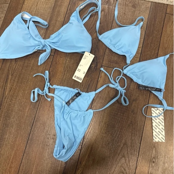 Urban Outfitters Other - Urban Outfitters Light Blue Bikini Set w/ 2 tops (one FREE)